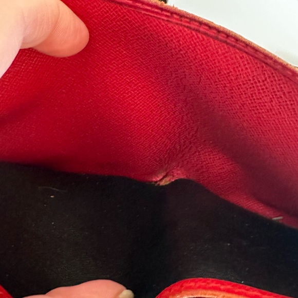 Louis Vuitton Red Epi Wallet with LV Box and Bag - Picture 8 of 13